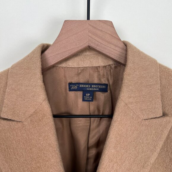 Brooks Brothers 100% Camel Hair Blazer Suit Jacket Coat Quiet Luxury Old Money - Picture 5 of 12